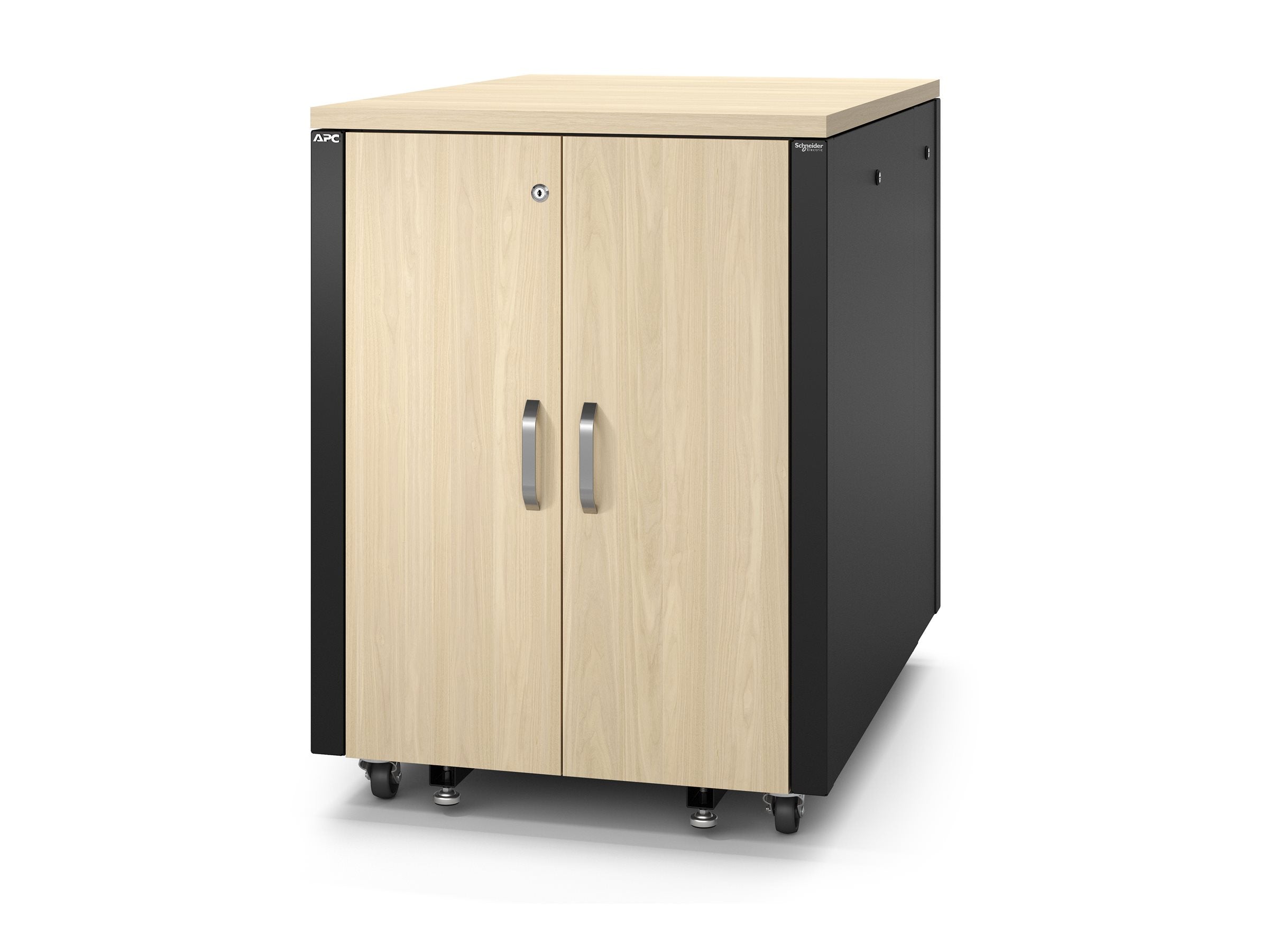 APC NetShelter Soundproof Server Rack 17U Vorderansicht