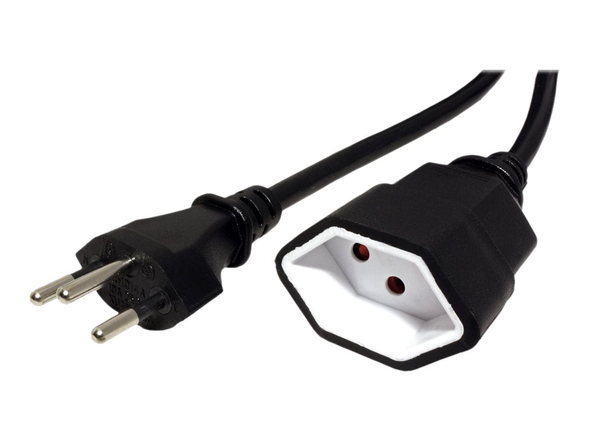 VALUE Power Cable black extension 3m Verpackung