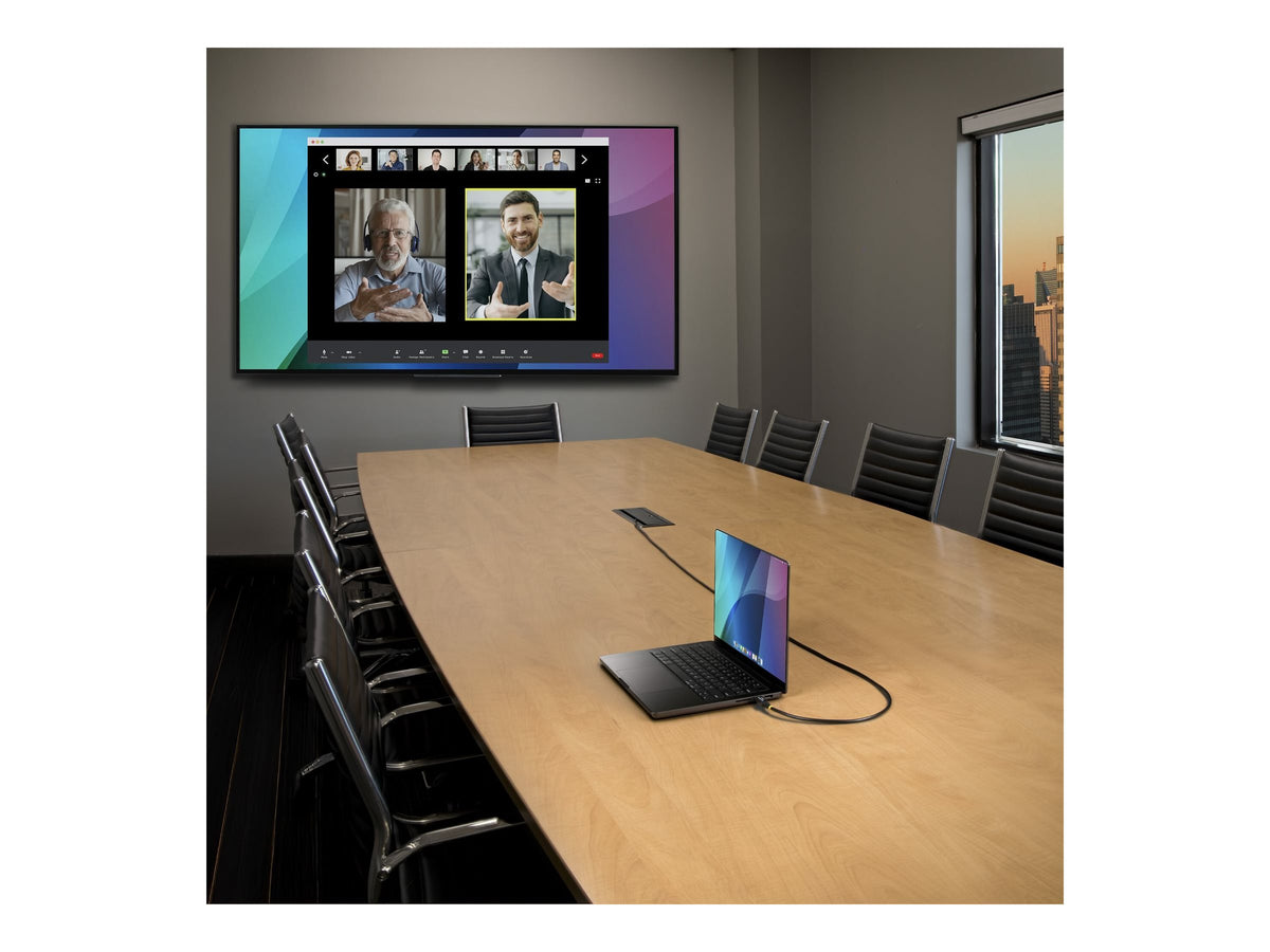 STARTECH.COM 2m Aktives USB4 Kabel 40Gbps 240W Ladekabel 8K 60Hz 4K 240Hz DP2.1 Thunderbolt 4 kompatibles USB-C Monitorkabel Schwarz
