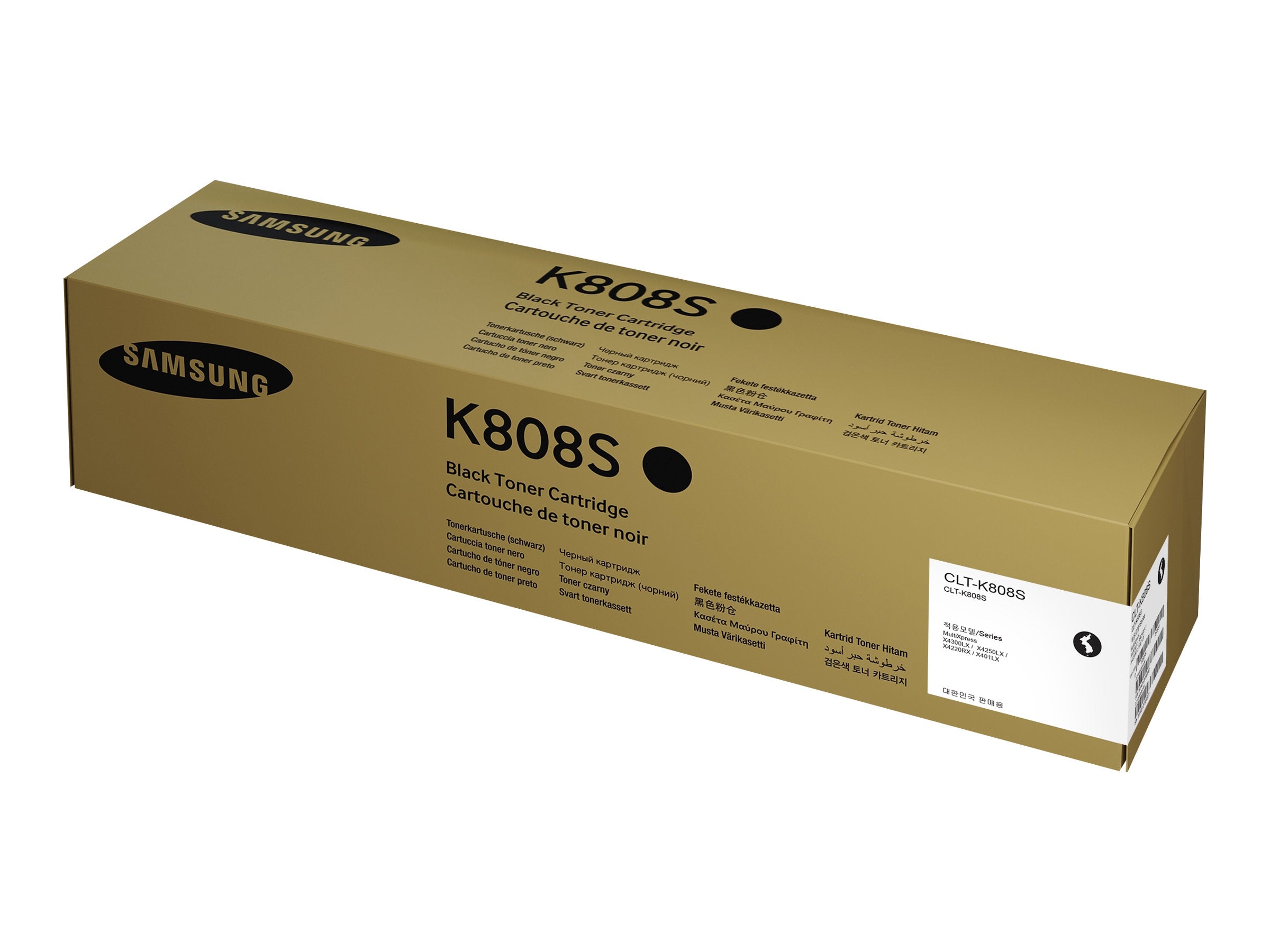 SAMSUNG CLT-K808S/ELS Black Toner Cartridge Vorderansicht