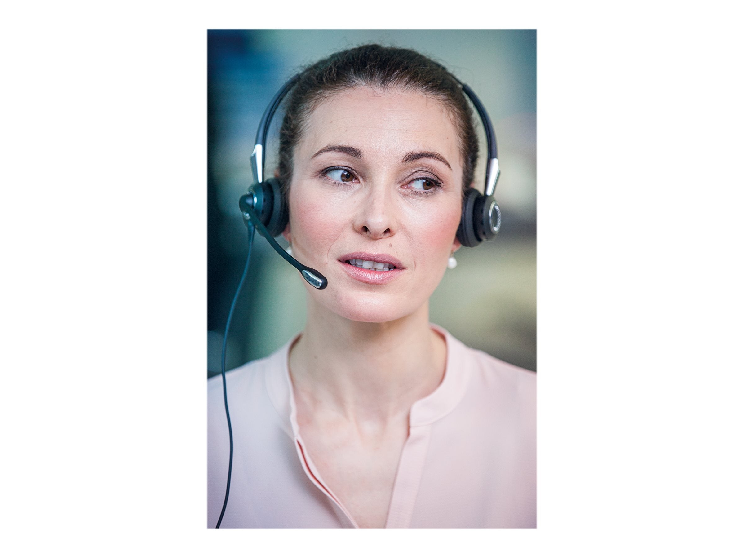 JABRA BIZ 2400 Duo NEXT GENERATION Type 72 UNC Ultra-Noise-Cancelling microphone boom FreeSpin