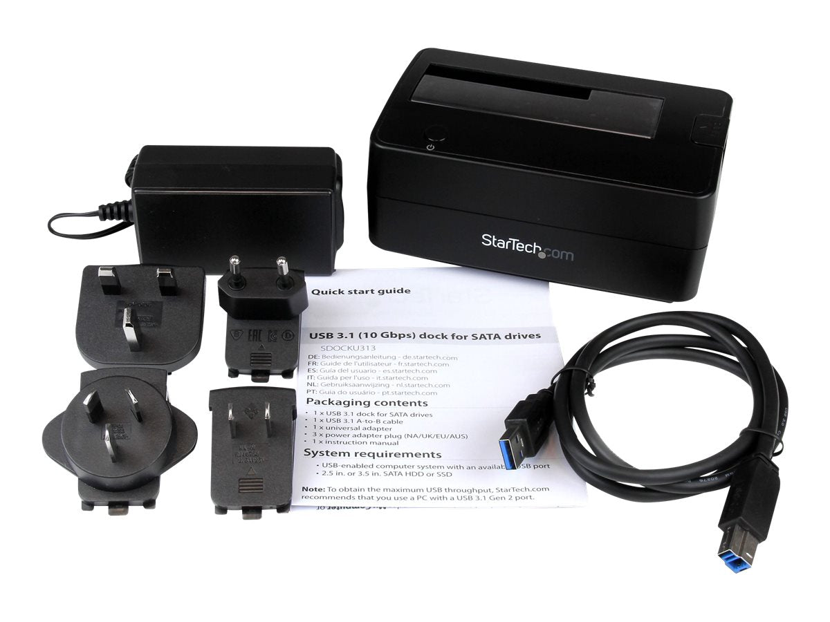 STARTECH.COM SDOCKU313 Dockingstation Vorderansicht