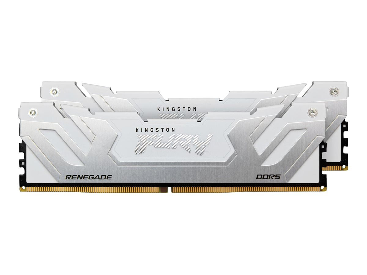 KINGSTON 48GB 8800MT/s DDR5 CL42 CUDIMM Kit of 2 FURY Renegade White - Vorderansicht