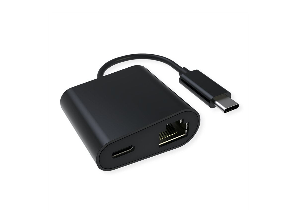 VALUE USB 3.2 Gen 2 Typ C zu Gigabit Ethernet Konverter + 1x PD Port 100W