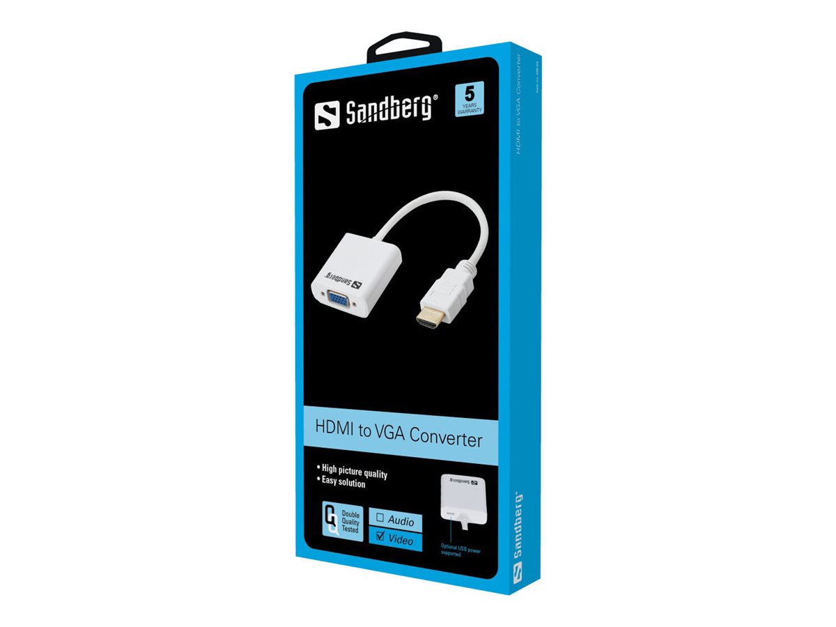 SANDBERG HDMI to VGA Converter Verpackung