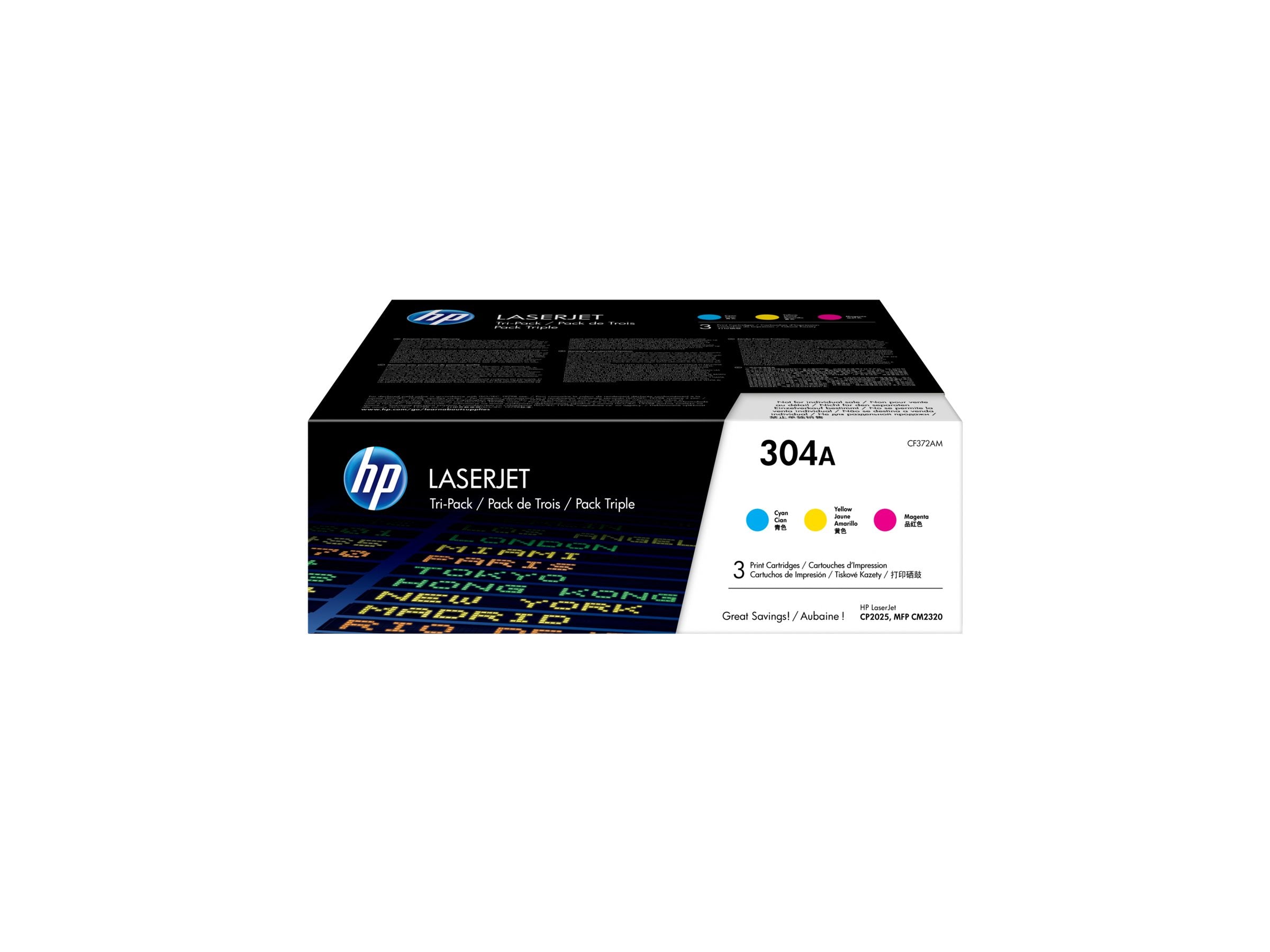HP 304A Tonerpatrone Vorderansicht