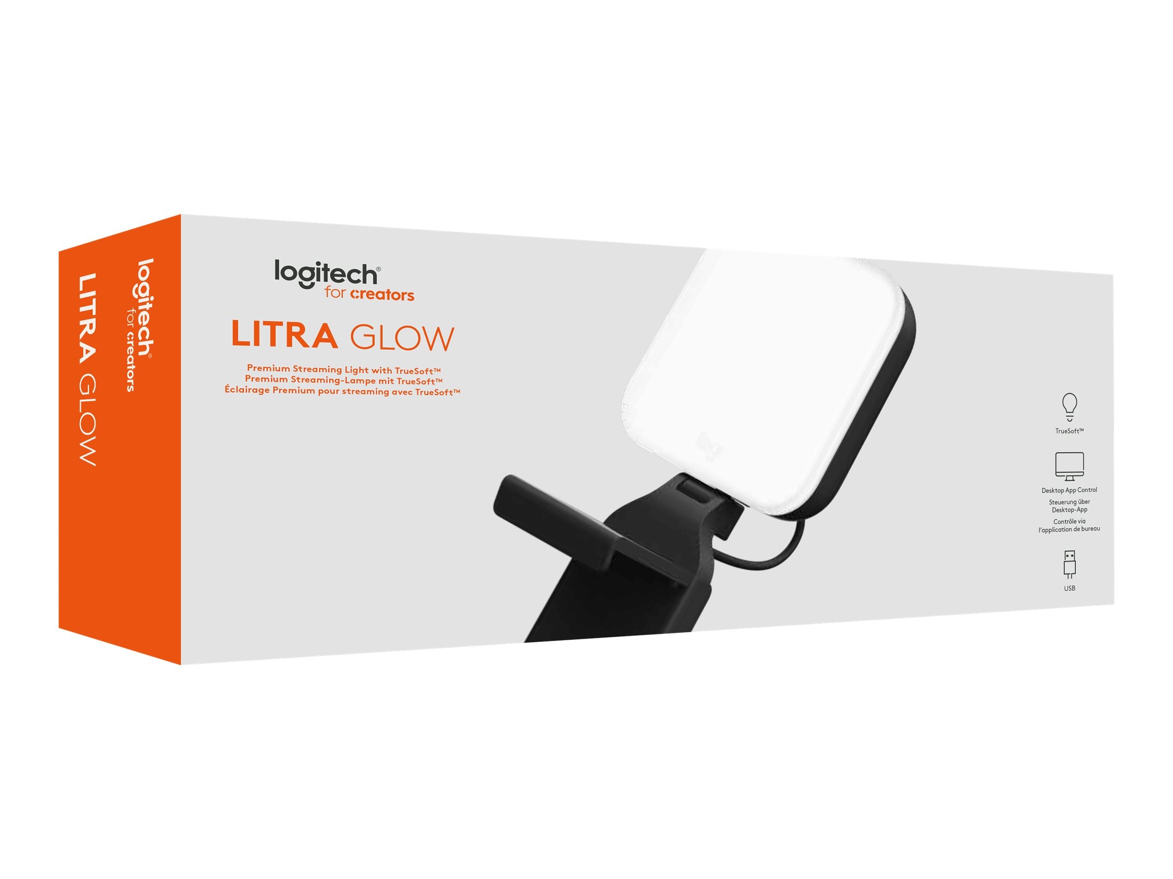 LOGITECH Litra Glow Premium Streaming Light im Einsatz