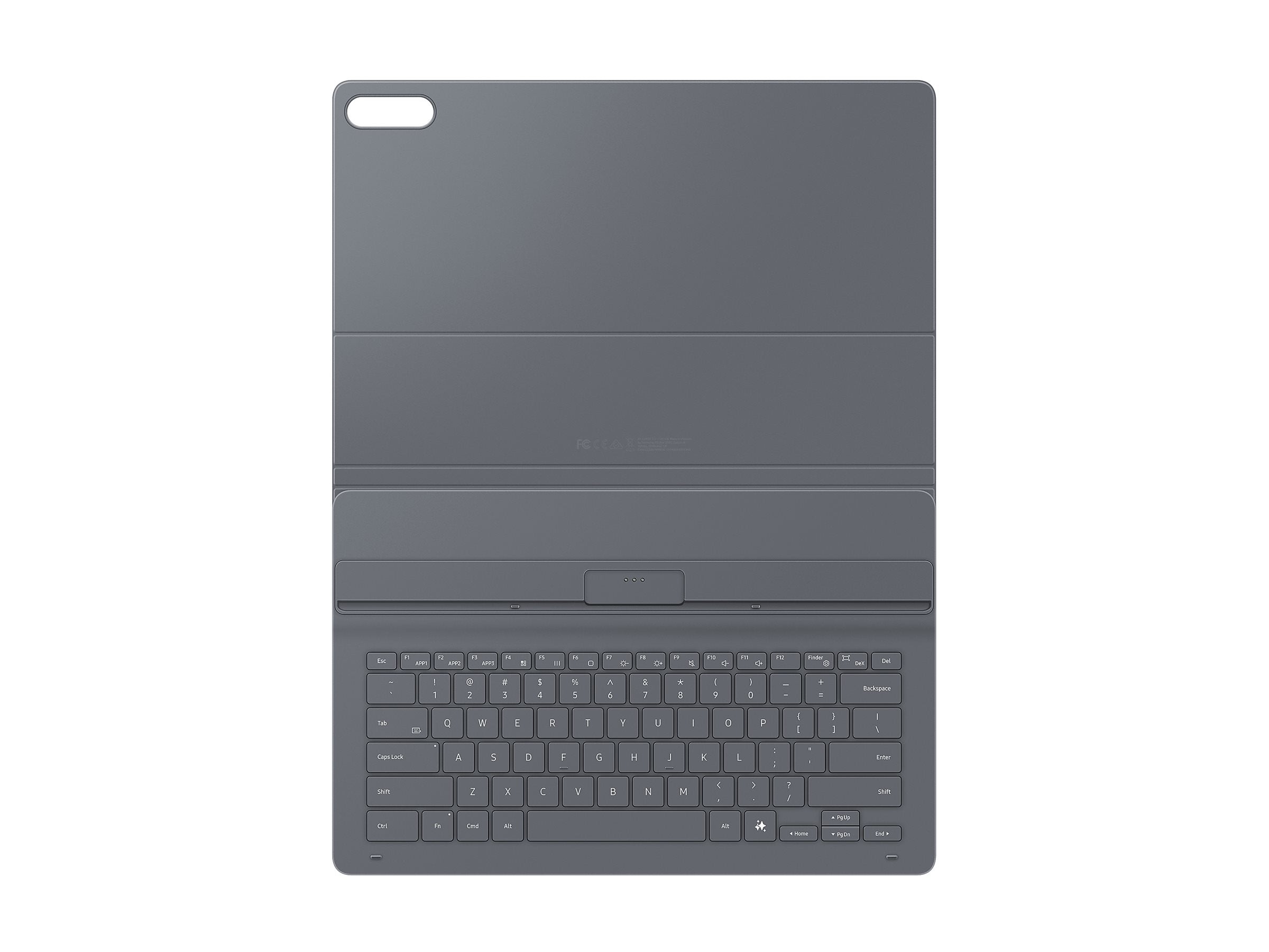 Detailansicht der Tastatur des SAMSUNG Book Cover Keyboard Slim für Galaxy Tab S11 Ultra Black