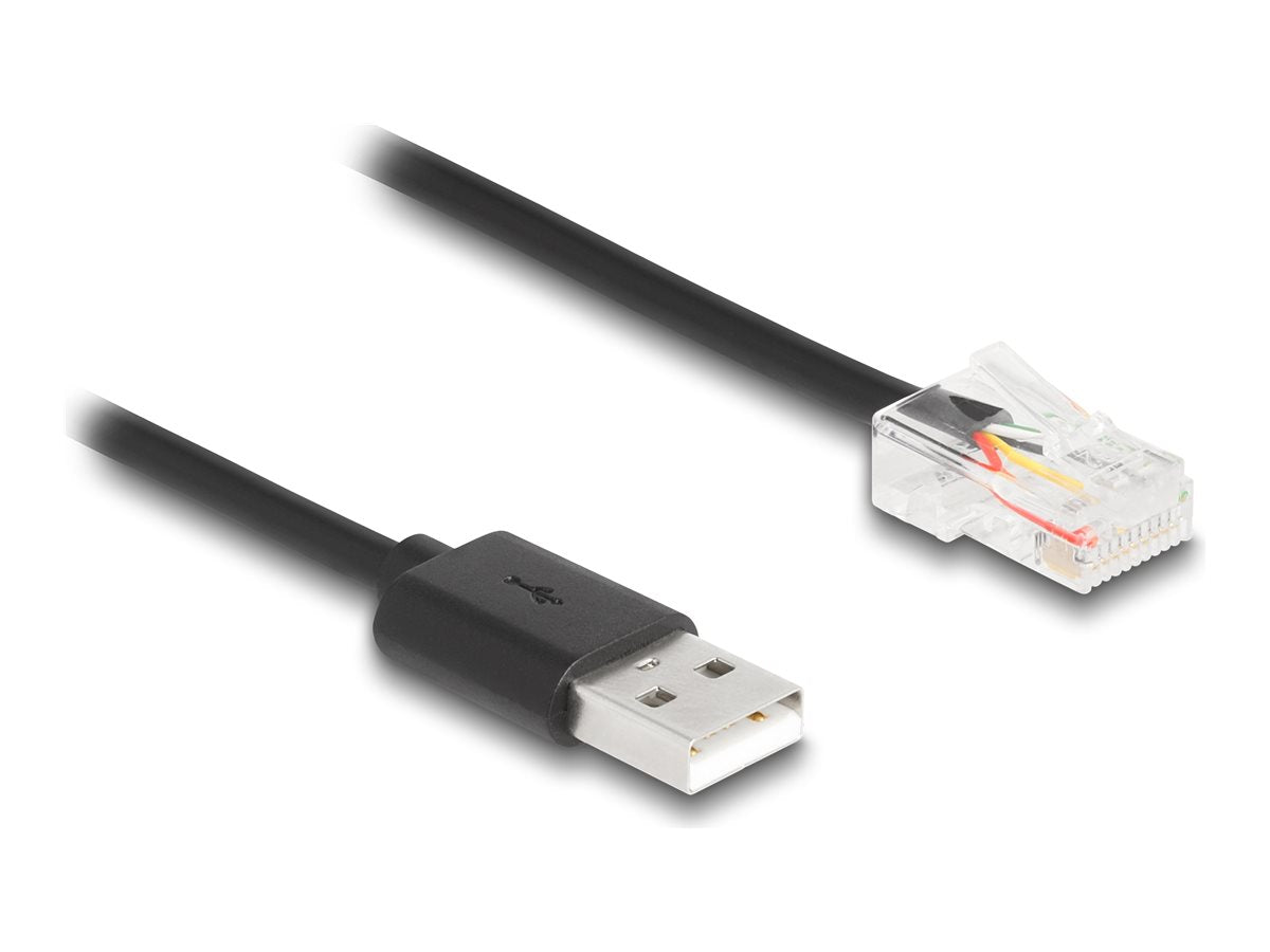 DELOCK USV Kommunikationskabel USB 2.0 Typ-A zu USB RJ50 2 m - Vorderansicht
