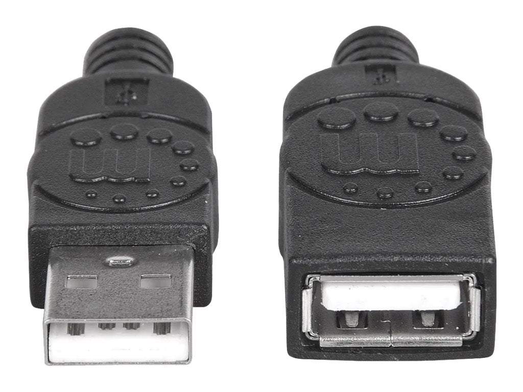 MANHATTAN USB Verlängerungskabel 1m Vorderansicht