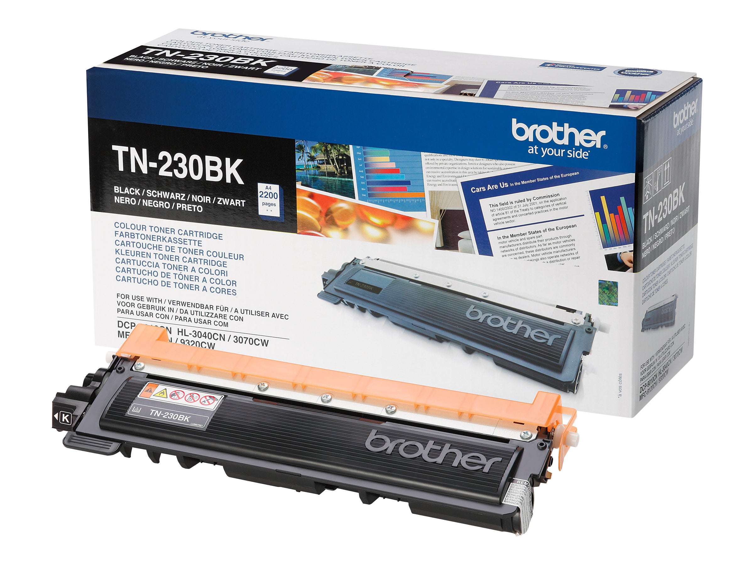 BROTHER TN-230 Toner schwarz Vorderansicht