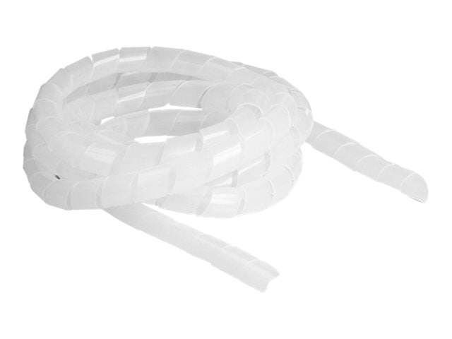 DELOCK Spiralschlauch flexibel 2m x14mm transparent - Vorderansicht