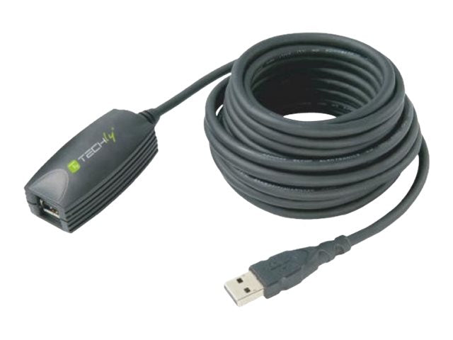 TECHLY USB 3.0 aktive Verlängerung 5 Meter Vorderansicht