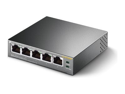 TP-LINK TL-SF1005P 5-Port 10/100Mbps Desktop Switch Vorderansicht