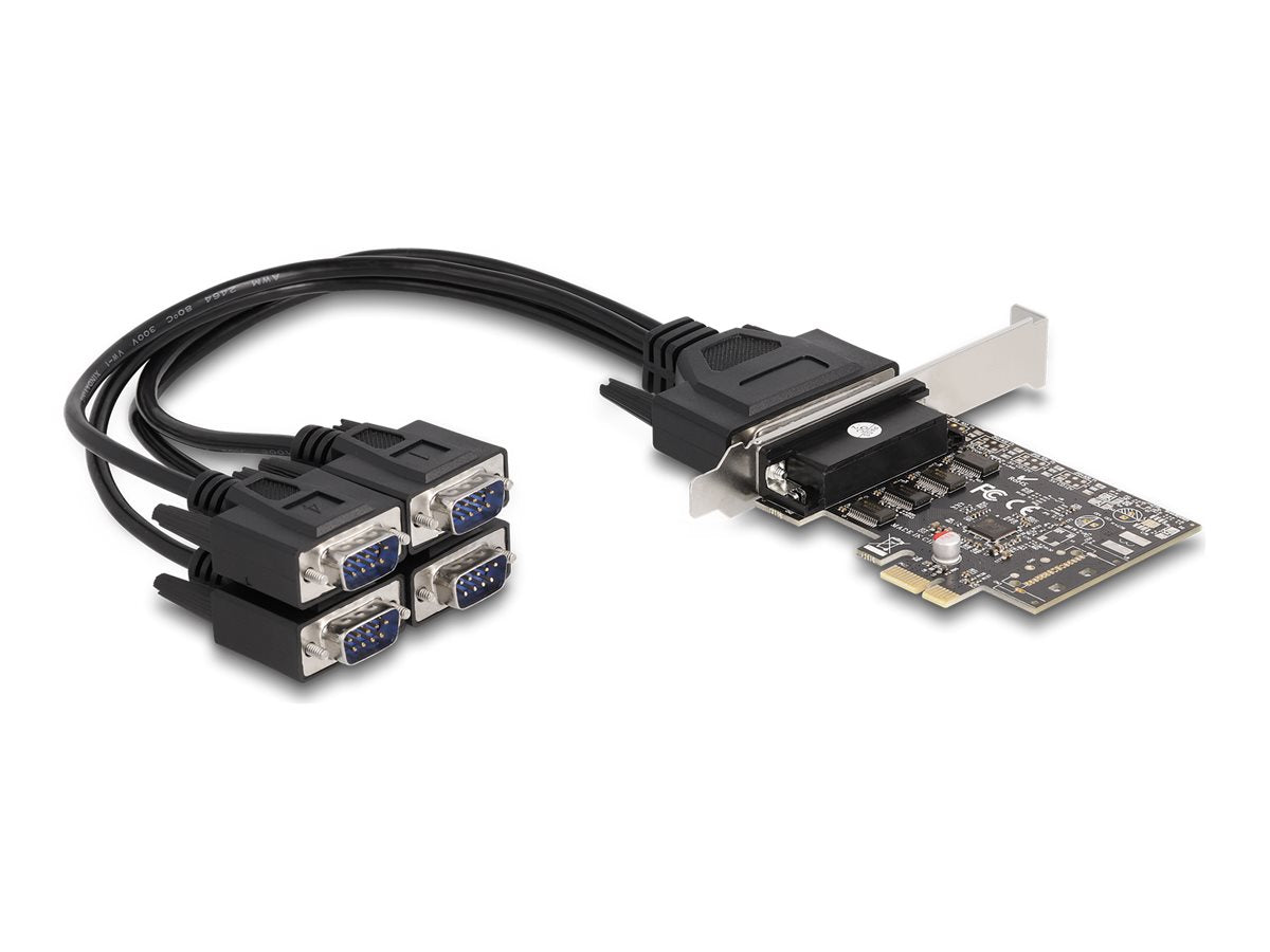 DELOCK PCI Express Karte zu 4 x Seriell RS-232