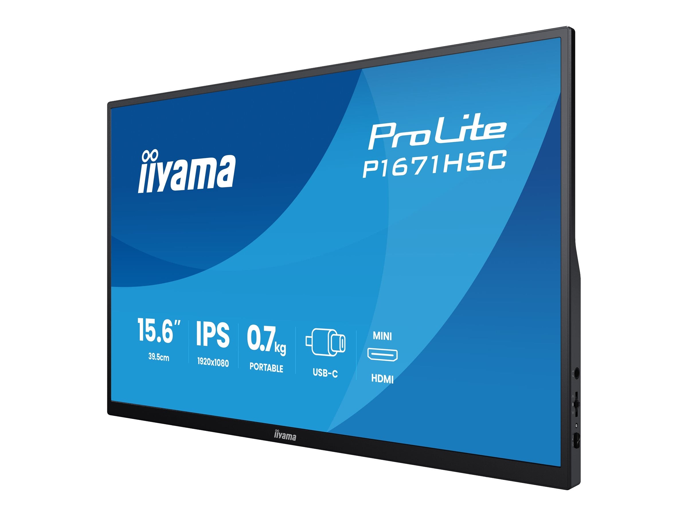 IIYAMA P1671HSC-B1 Monitor mit Zubehör