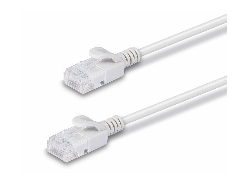 LINDY 0,3m Cat.6A U/FTP Ultra Slim Netzwerkkabel grau - Anschlussansicht