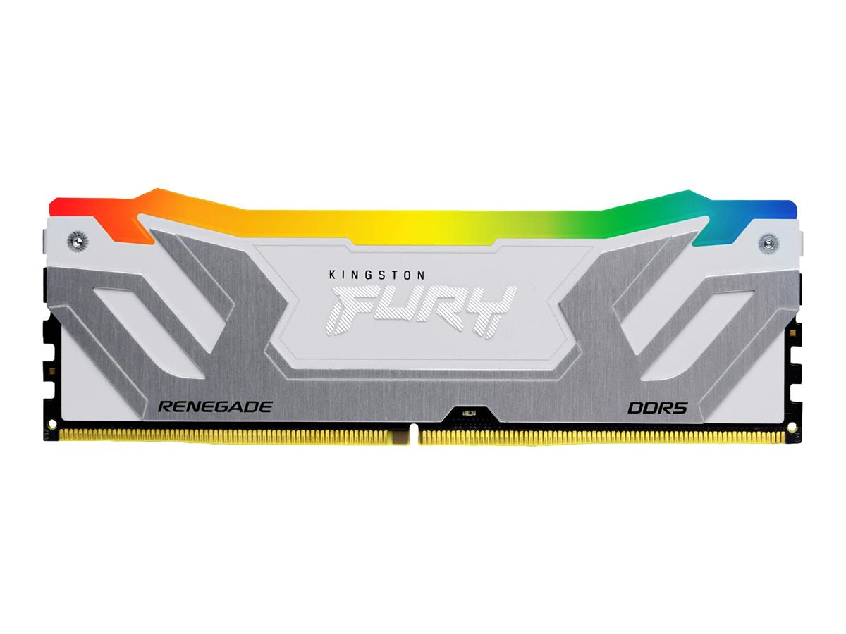 KINGSTON 24GB 8800MT/s DDR5 CL42 CUDIMM FURY Renegade RGB White - Vorderansicht