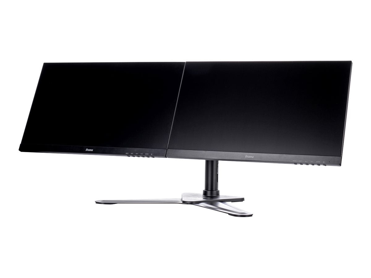 IIYAMA DS1002D-B1 Dual-Monitor Tischhalterung Seitenansicht