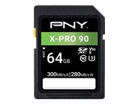 PNY SD EliteX-PRO 90 UHS-II 64GB Flash Memory Card