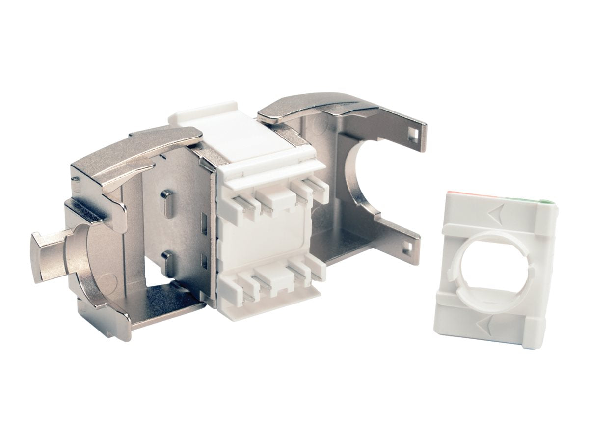EATON TRIPPLITE Toolless Shielded Cat6a Keystone Jack - Vorderansicht