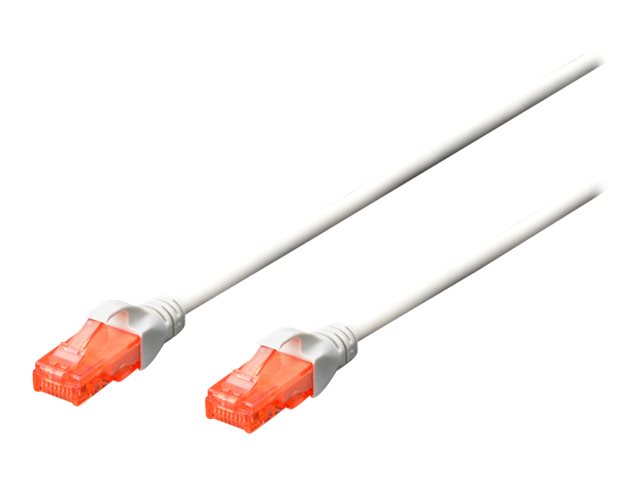 DIGITUS CAT 6 U-UTP Patchkabel Cu LSZH AWG 26/7 Länge 3 m Farbe Weis