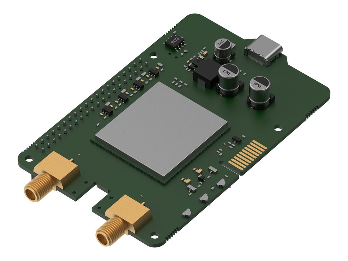 Vorderansicht des TELTONIKA NETWORKS CALYX Embedded Cellular Raspberry 5G Redcap Pi HAT