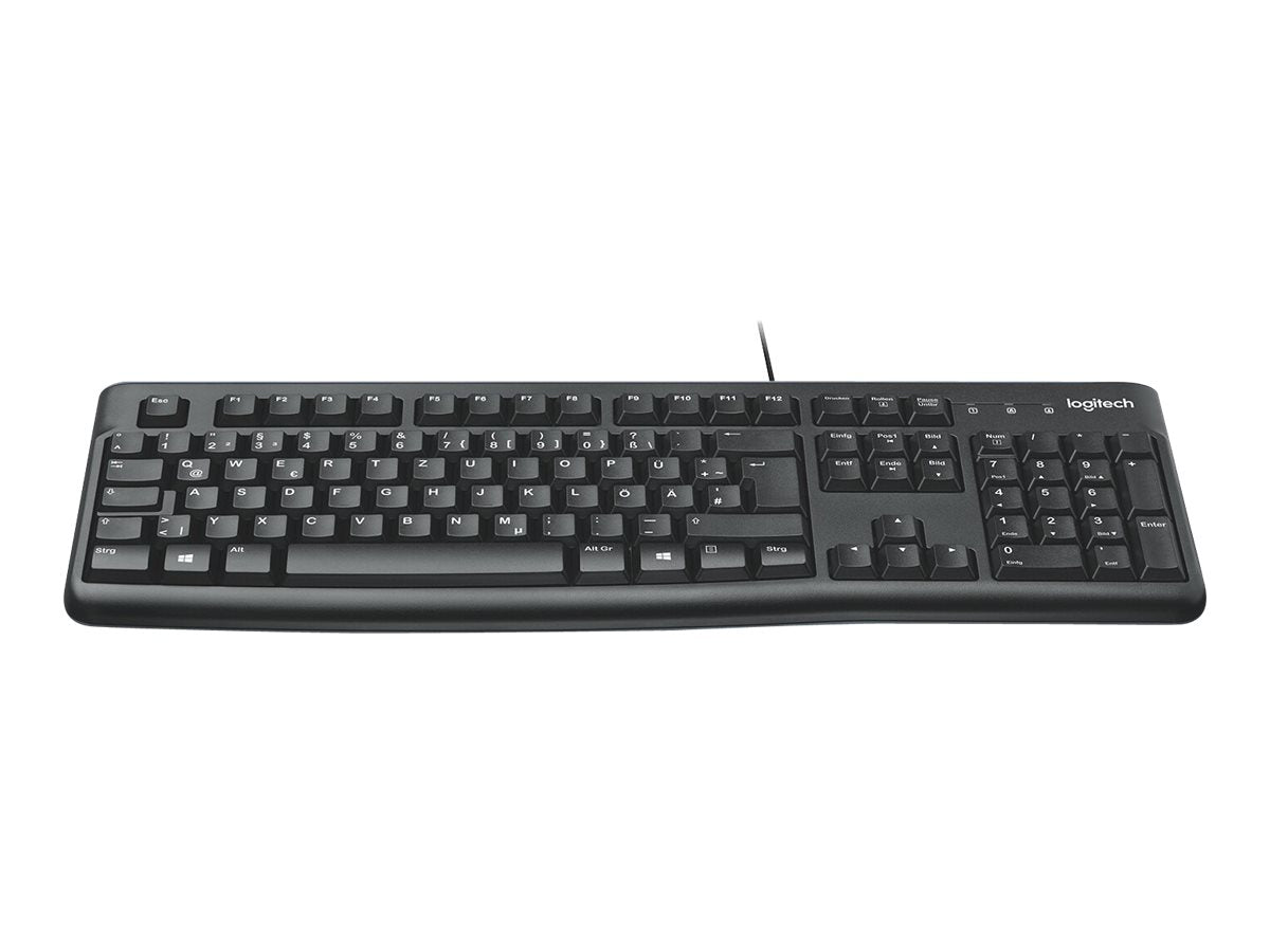 LOGITECH K120 Corded Keyboard Black USB Verpackung