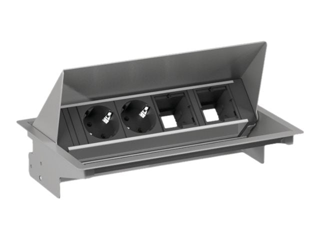 BACHMANN CONEO SET 2x Schutzkontakt 2x ABD Vorderansicht