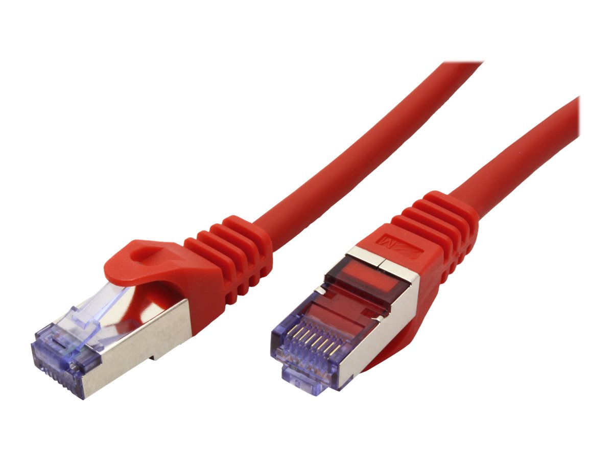 ROLINE Patchkabel Kat.6A S/FTP rot 0,3m Verpackung