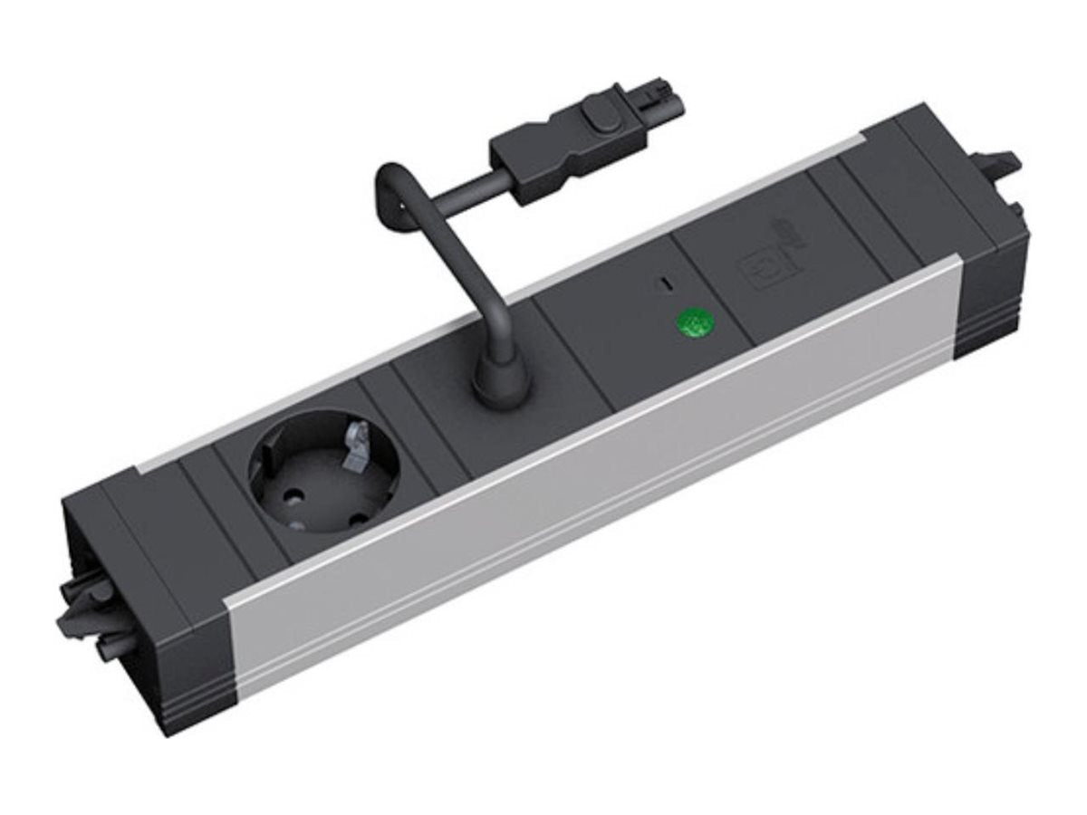 BACHMANN STEP ALU Automatic Save GST18 Abschaltautomatik 1xCEE7/3 Vorderansicht