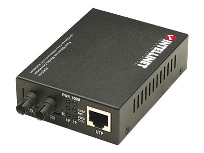 INTELLINET Fast Ethernet Medienkonverter Anschlussansicht