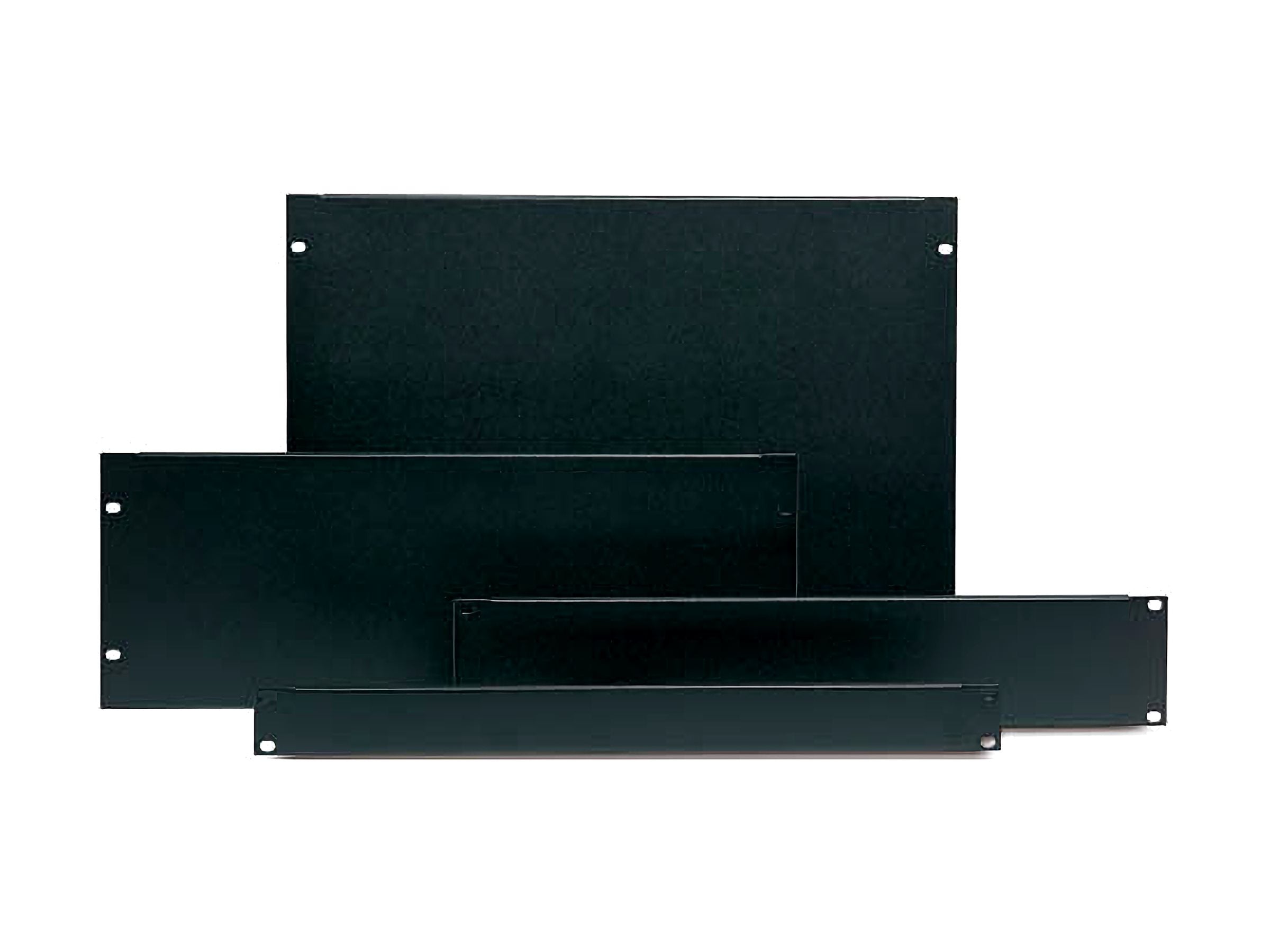 APC Blanking Panel Kit 8/4/2/1U schwarz - Vorderansicht