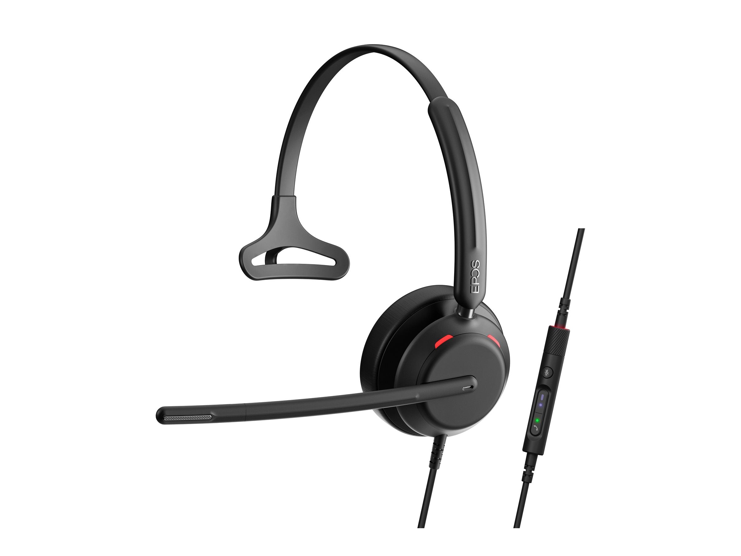 EPOS IMPACT 730T USB-C Headset monaural Inline-Controller USB-A Adapter Tasche Teams zertifiziert