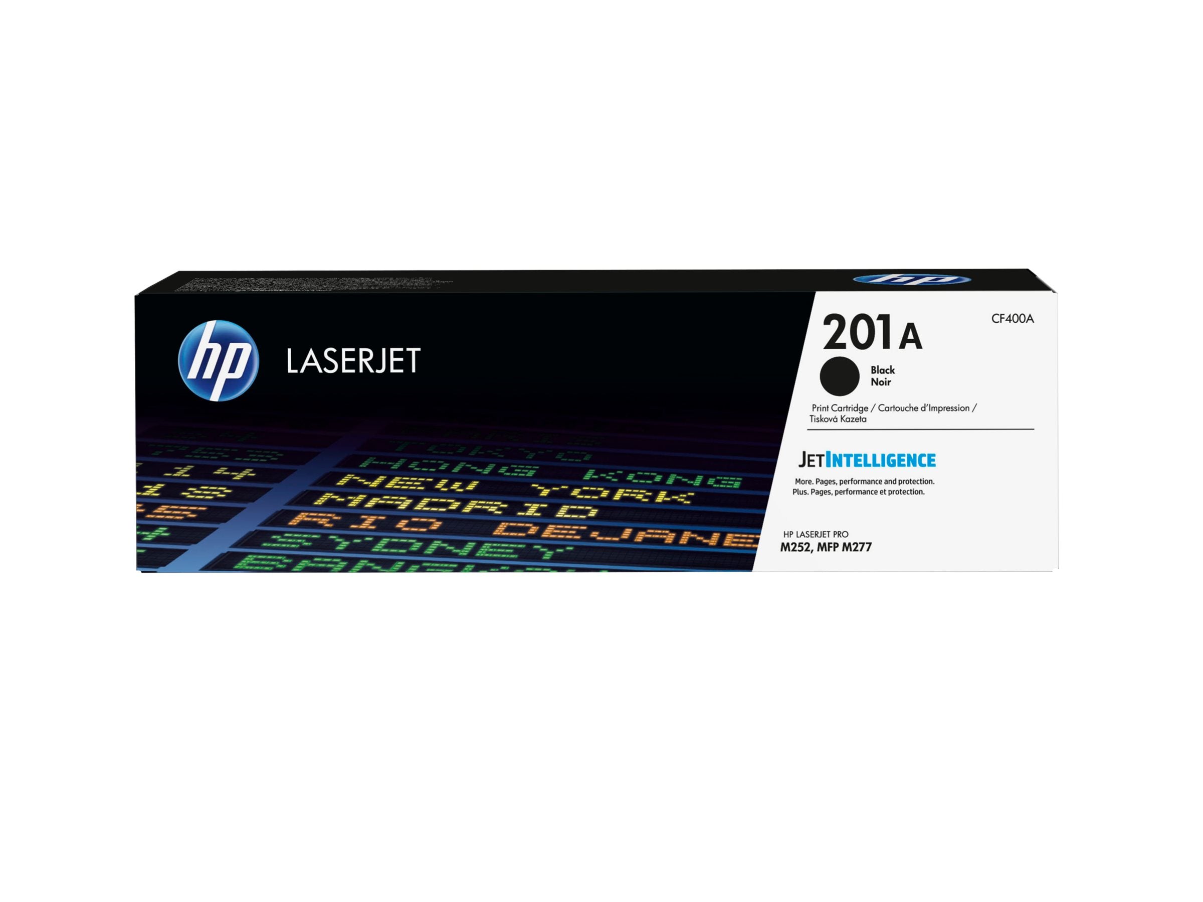 HP 201A Tonerpatrone CF400A schwarz im Einsatz