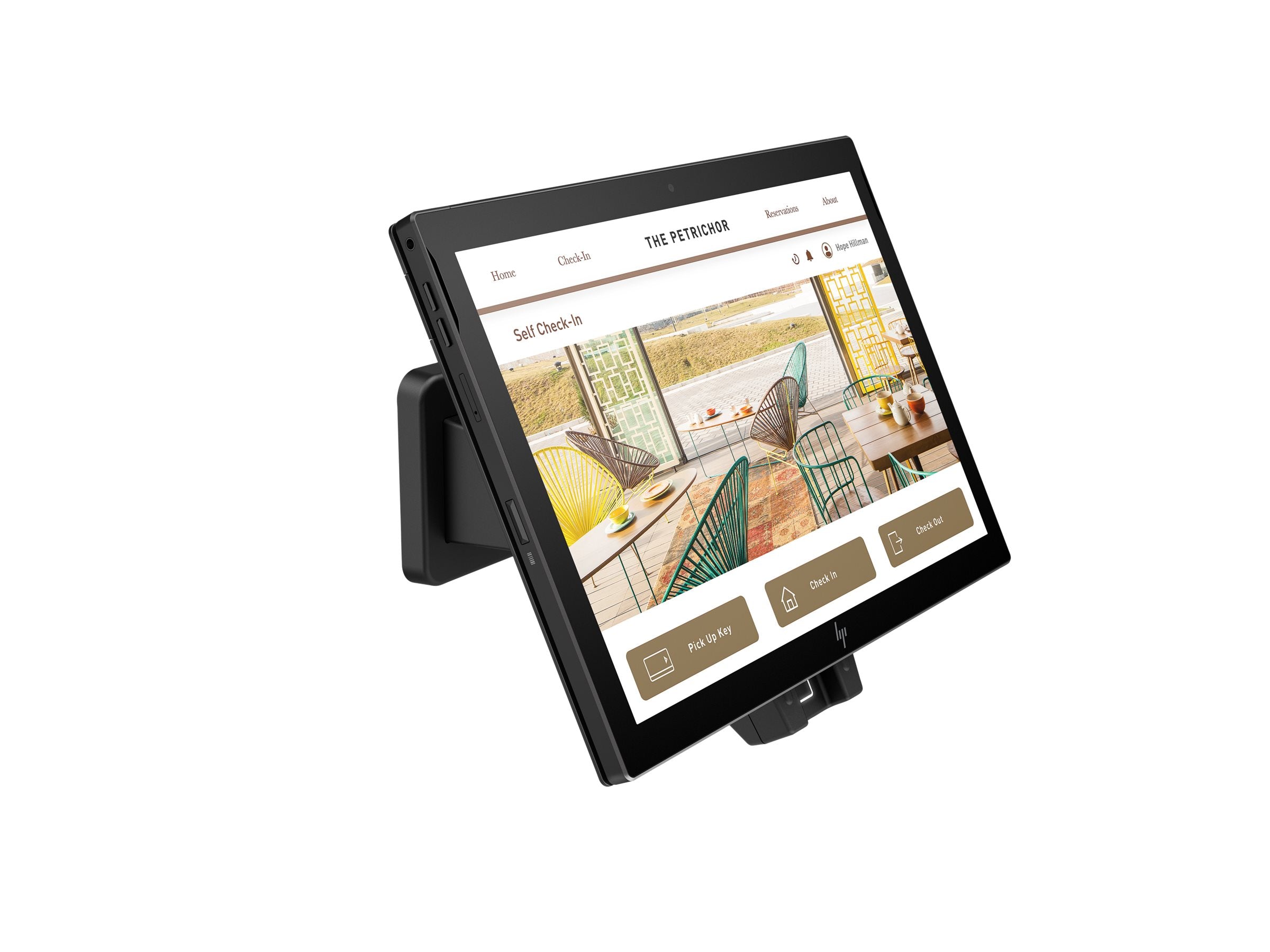 HP Engage Go Tilt Mount Vorderansicht