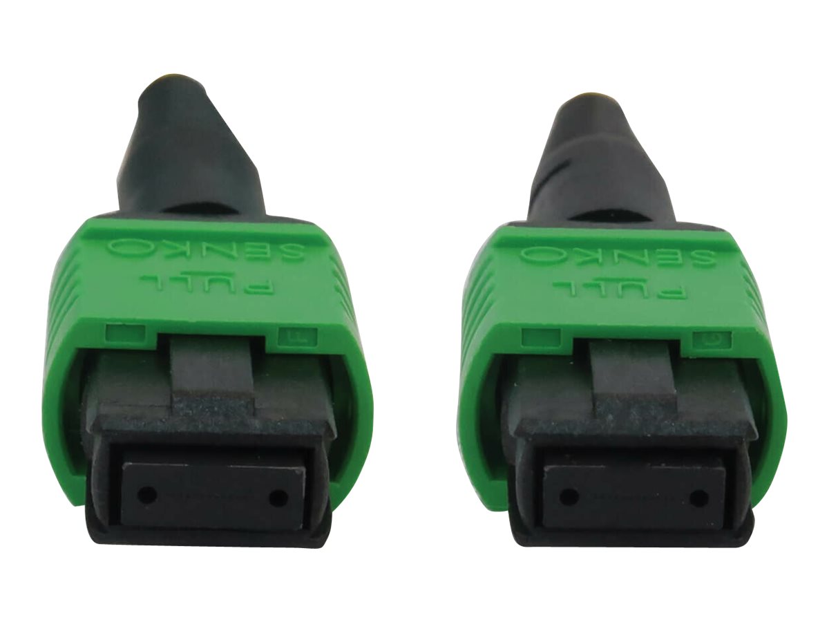 EATON TRIPPLITE 40/100G Singlemode 9/125 OS2 Fiber Optic Cable 12F MTP/MPO-APC F/F LSZH Yellow 5m 16