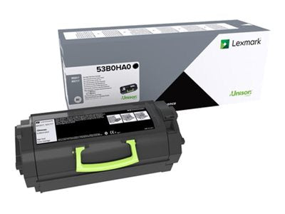 LEXMARK High Yield 25k Toner Regular Open Channel Schwarz Vorderansicht