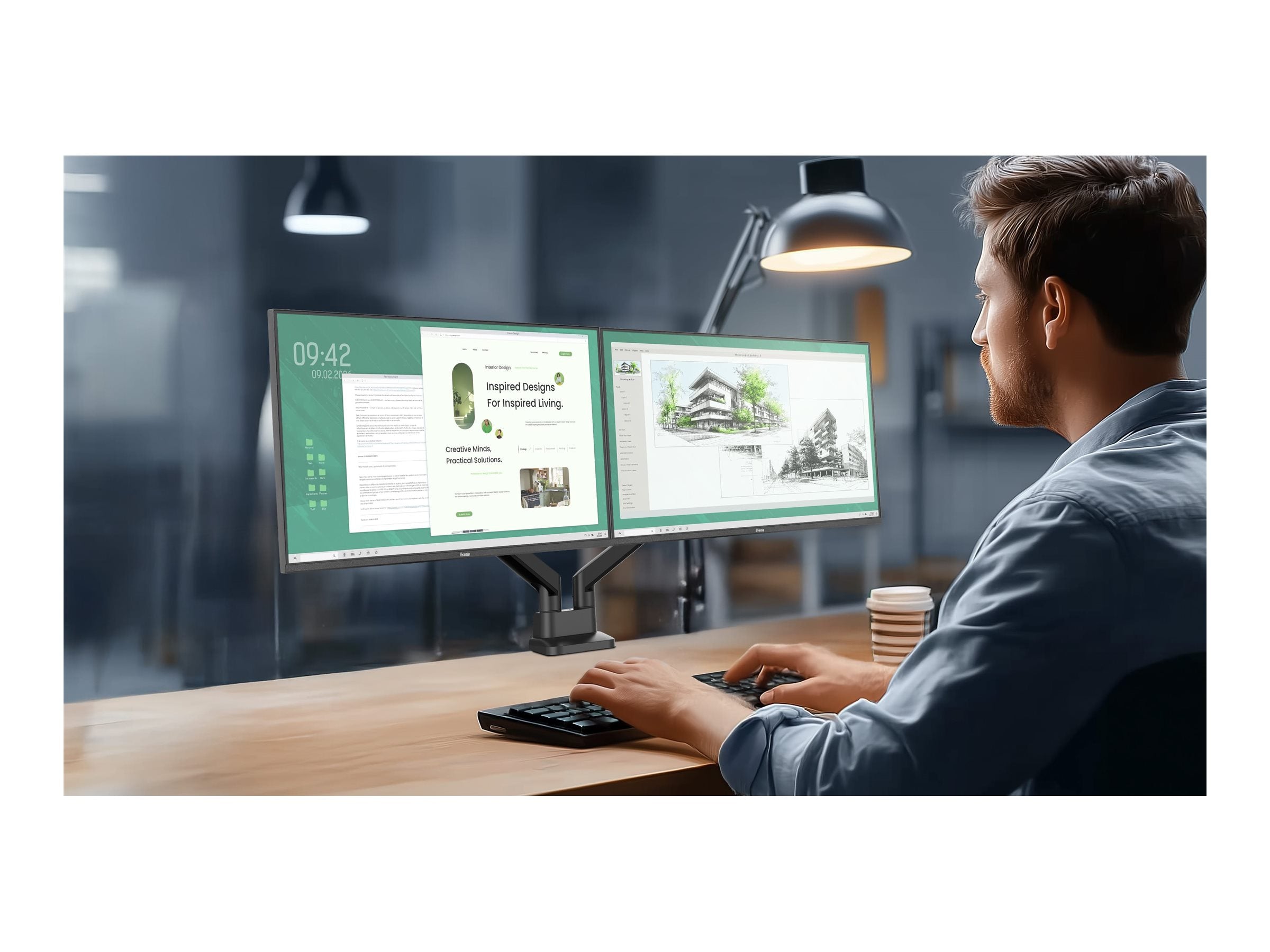 IIYAMA XB2493HSU-B1 Monitor mit Standfuß