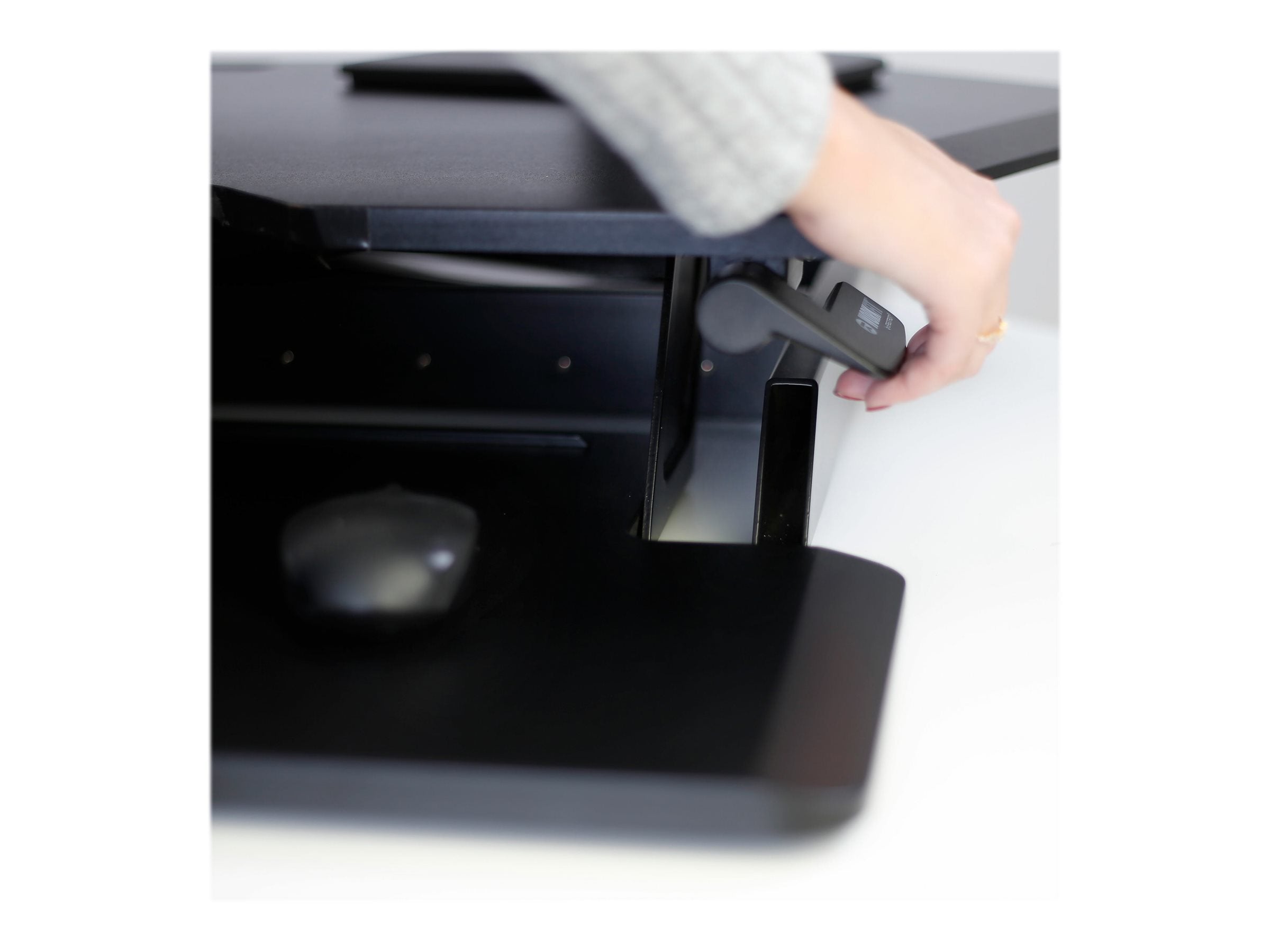 ERGOTRON WorkFit Corner Standing Desk Converter PVB - Seitenansicht