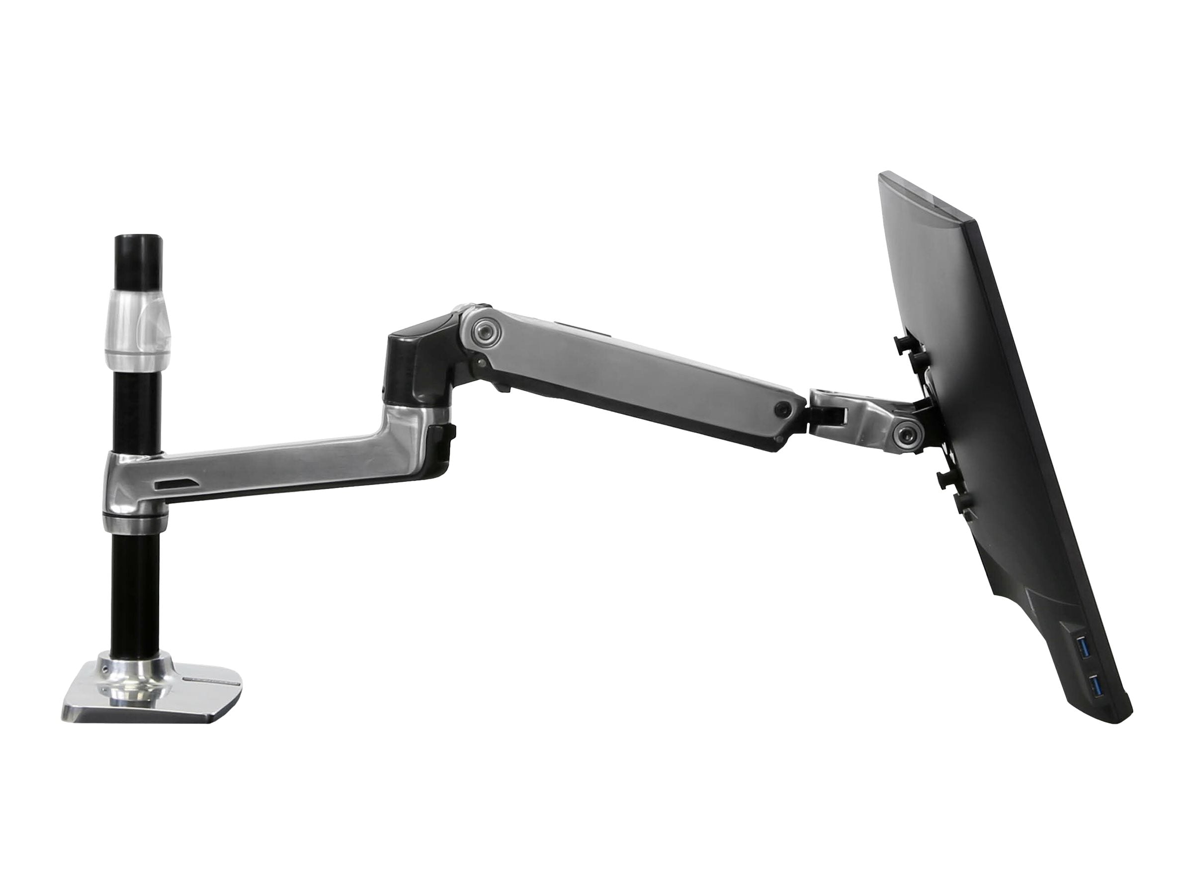 ERGOTRON LX Doppelschirmlösung Detailaufnahme