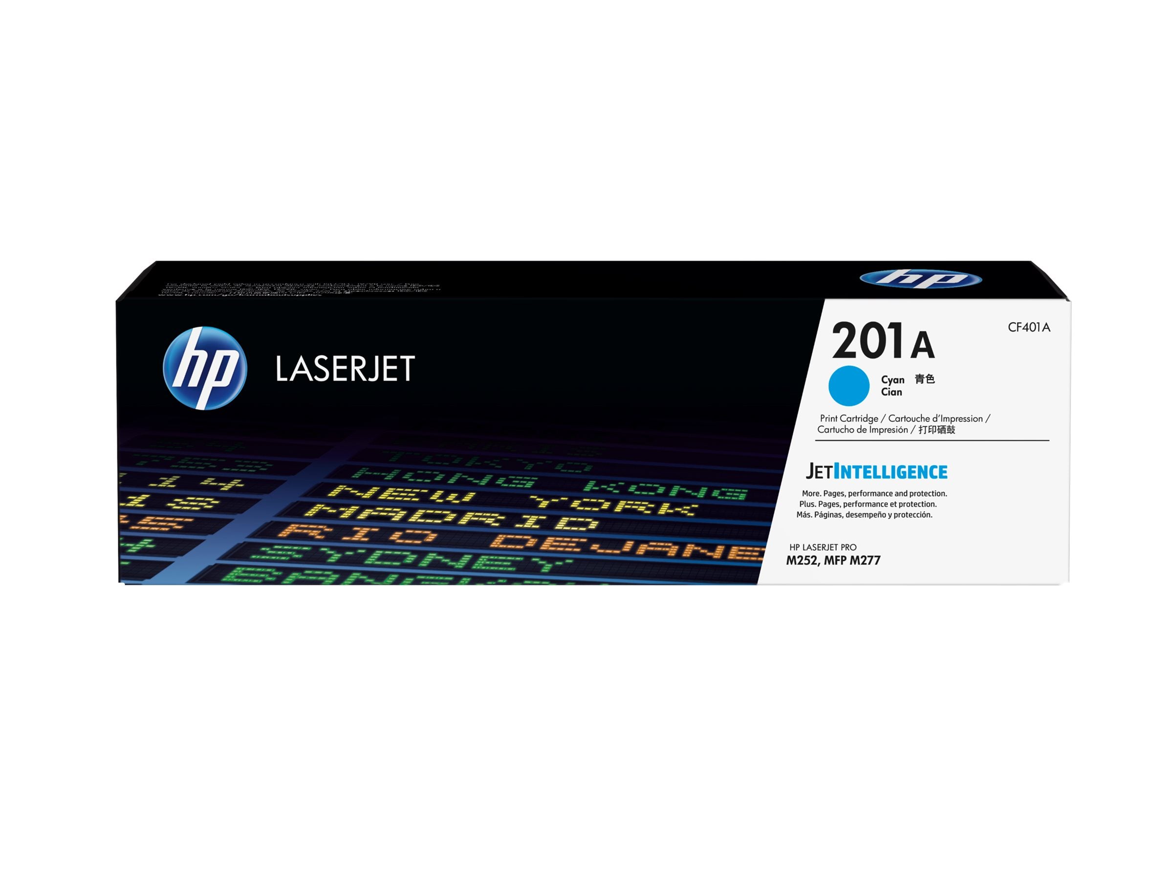 HP 201A Tonerpatrone CF401A cyan Detailansicht