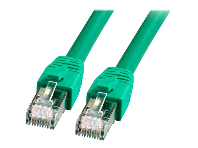 EFB RJ45 Patchkabel S/FTP Cat8.1 LSZH GRUEN 5,0m - Vorderansicht