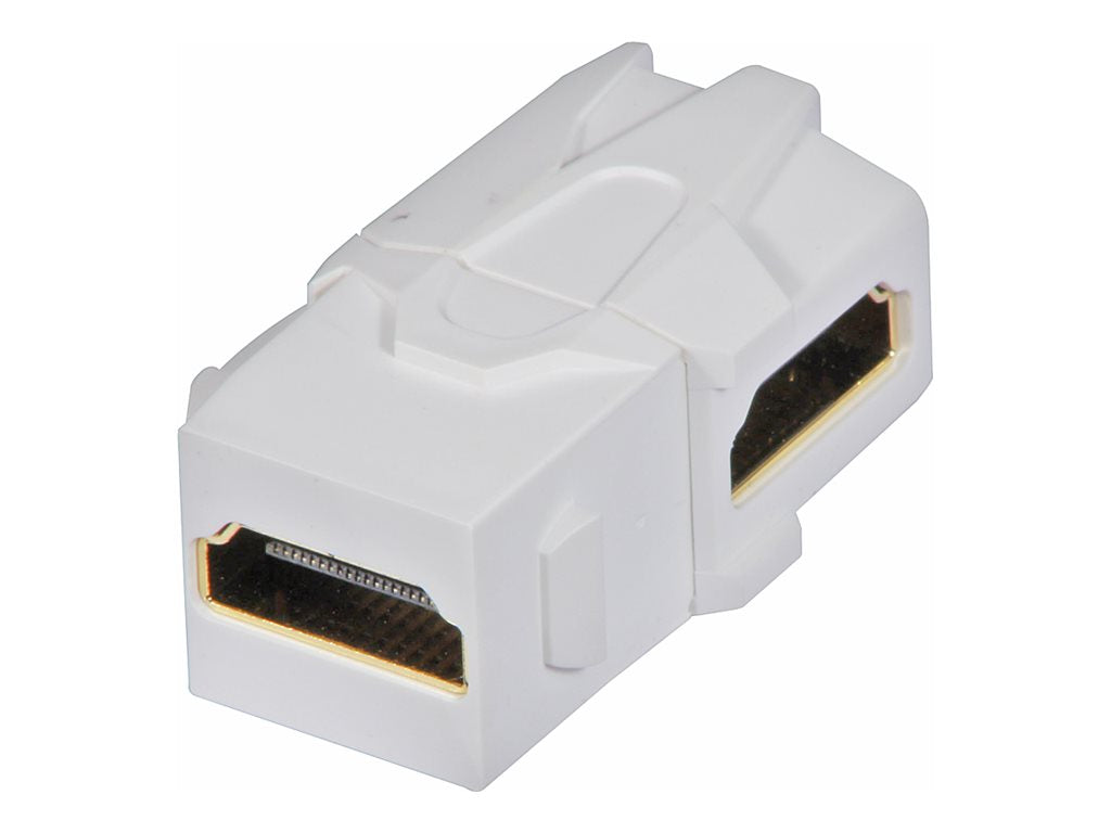 LINDY HDMI 90 Doppelkupplung Keystone Vorderansicht