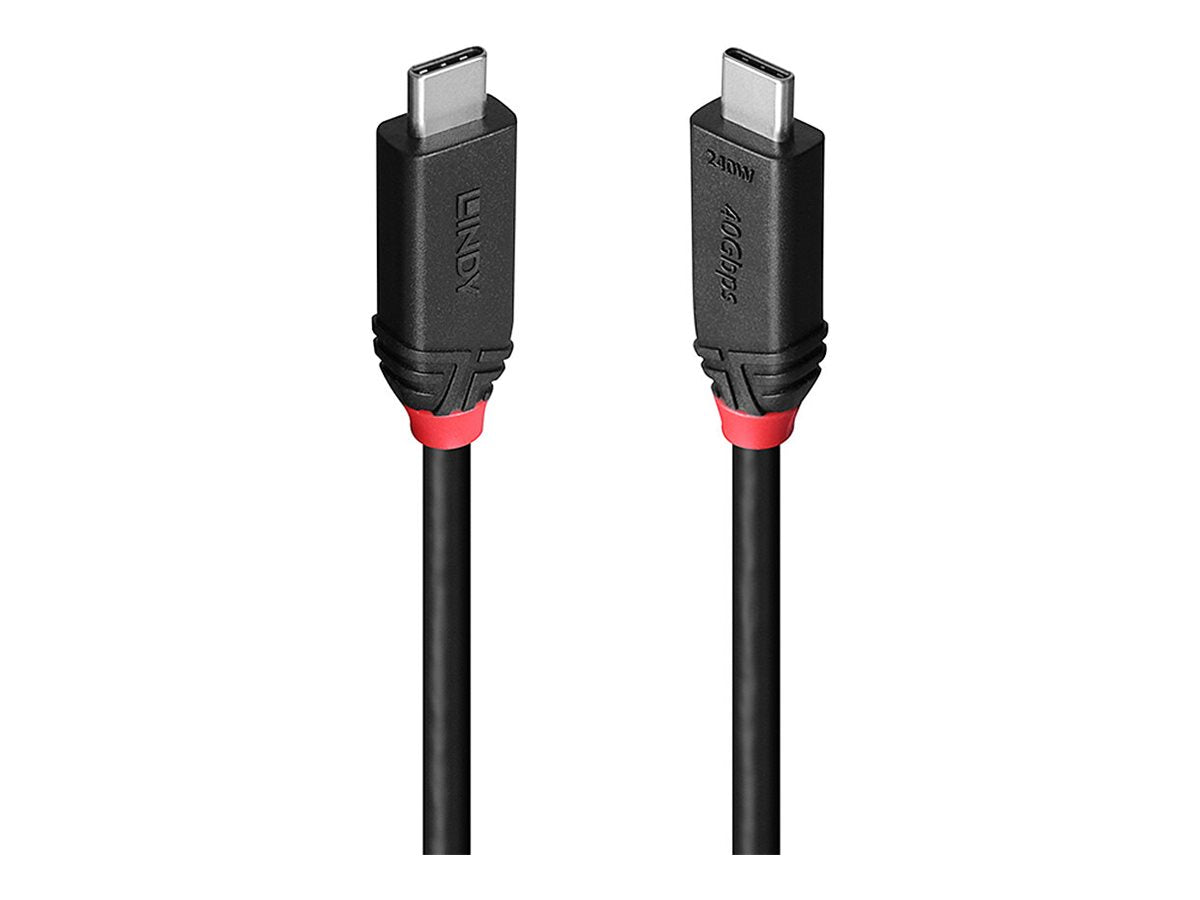 LINDY 1m USB4 240W Typ C Kabel Vorderansicht