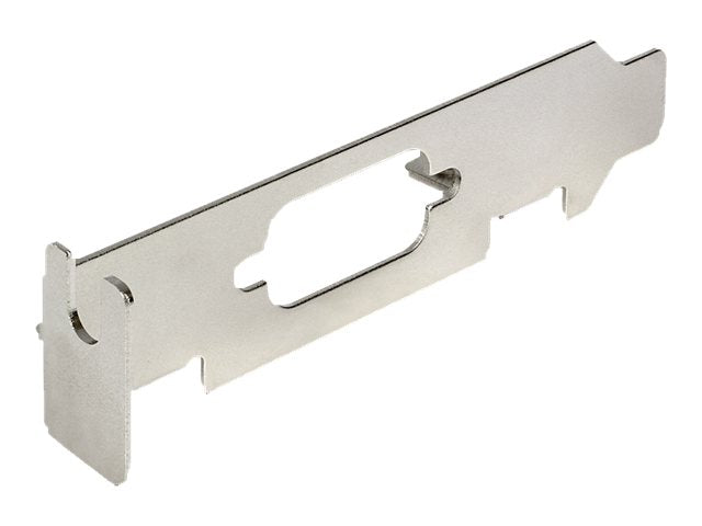 DELOCK Slotblech Low Profile mit SUB-D 9 Oeffnung - Vorderansicht