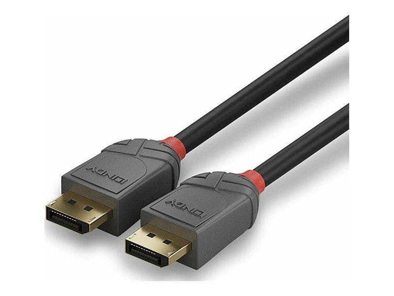 LINDY 5m DisplayPort 1.2 Kabel Anthra Line - Detailansicht