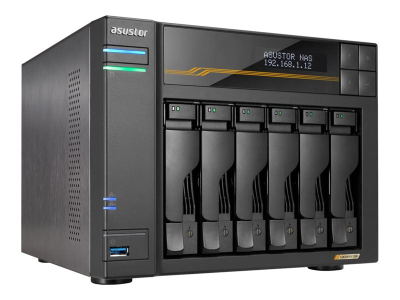 ASUSTOR AS6806T NAS-Server Vorderansicht
