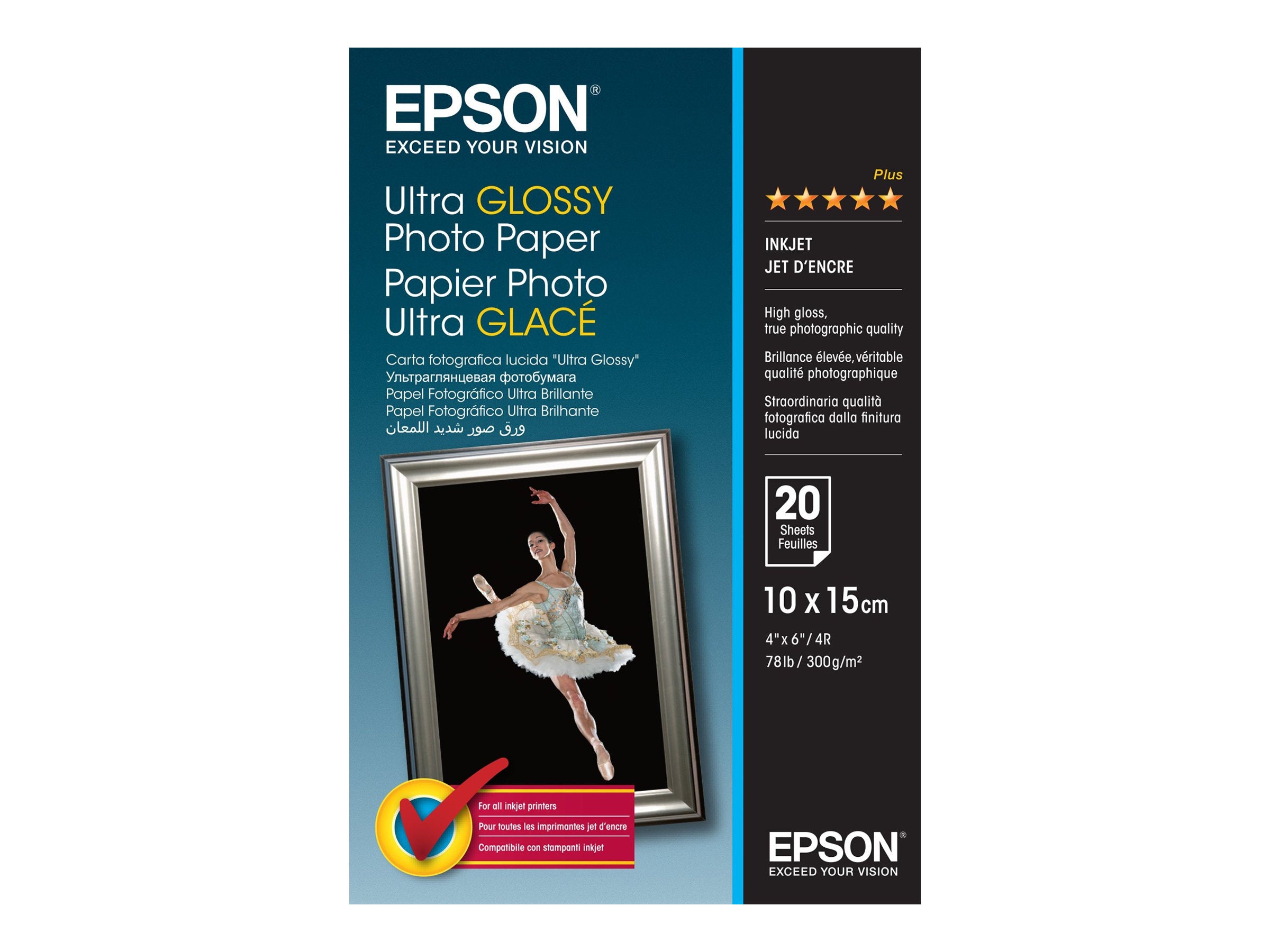 EPSON Ultra glänzend Foto Papier Verpackung