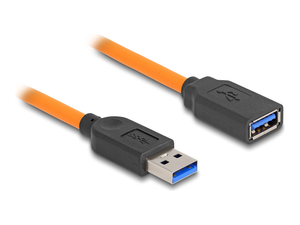 DELOCK USB 5 Gbps Kabel USB Typ-A Stecker zu USB Typ-A Buchse Vorderansicht